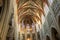 Stained glass in the cathedral the Dutch city Den Bosch