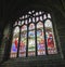 A Stained Glass Cathedral Window Nativity Scene