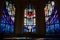 Stained Glass Church altar