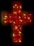 Stained glass cross