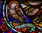 Stained Glass of the the Eagle - Saint John the Evangelist