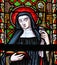 Stained Glass - Female Saint