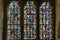 Stained glass inside the Tower of London