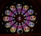 Stained Glass Jesus Disciples The Se Cathedral Lisbon Portugal