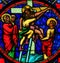 Stained Glass - Jesus taken from the Cross