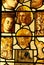 Stained glass in King\'s College Chapel