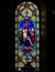Stained Glass in Monaco Cathedral - Jesus taken from the Cross