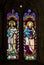 Stained Glass - Mother Mary and Saint Joseph, Jesus\' parents