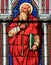 Stained Glass - Saint Jerome or Hieronymus