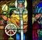 Stained Glass of Saint Methodius by Alphonse Mucha