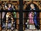 Stained Glass - Saint Michael and Saint Gudula, Patron Saints of