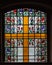 Stained glass window for interior design