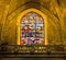 Stained-glass window in La Giralda, Seville