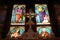 Stained glass windows inside an Christian orthodox church