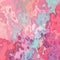 Stained pattern texture square background cute pastel pink, baby blue, purple and violet color - modern painting art - wa