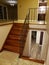 Staining stairs painted railing
