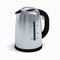 Stainless electric kettle isolated on white.3D illustration