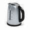 Stainless electric kettle isolated on white.3D illustration