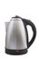 Stainless electric kettle isolated on white