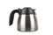 Stainless electric kettle isolated on white