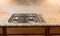 Stainless Gas Cooktop on Granite