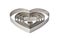 Stainless steel heart-shaped cookie cutters set, cut out