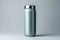 Stainless steel hot beverage container, showcasing a metallic warm aesthetic