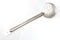 A stainless steel hot pot slotted spoon ladle