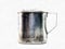 Stainless steel mug on a white background watercolor style illustration impressionist painting