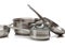 Stainless steel pots and pans