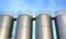 Stainless steel silos in the chemical industry