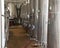 Stainless steel wine fermentation tanks, Tomaresca Tenuta Bocca di Lupo