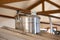 Stainless steel wine tanks top doors