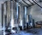 Stainless steel wine vats