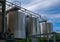 Stainless tanks for processing and fermentation of grapes