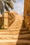 A staircase in Al Bujairi Heritage Park, Ad Diriyah, Saudi Arabia