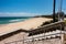 Staircase at the beach at Torre de la Horadada, Spain