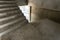 Staircase cement concrete structure in residential house