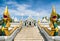 The staircase of the central entrance in Buddha Temple Kaeo Ko W