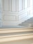 Staircase in classical style.