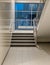 staircase - emergency exit in hotel, close-up staircase, interior staircases, interior staircases hotel, Staircase in modern house