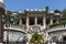 The staircase at the entrance of the Guell park.