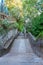 Staircase leading to Trsat fortress in Rijeka, Croatia