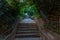 Staircase leading to Trsat fortress in Rijeka, Croatia