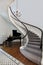 Staircase with piano