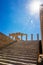 Staircase of the Propylaea on Acropolis of Lindos Rhodes, Greec