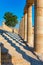 Staircase of the Propylaea on Acropolis of Lindos Rhodes, Greec