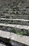 staircase with the stone steps of a Roman ruin of an ancient amp