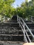 Staircase of Thailand Temples and pagodas are Beautiful cultural attractions on the mountain in Northern of Thailand