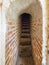 Staircase to bell tower in temple.